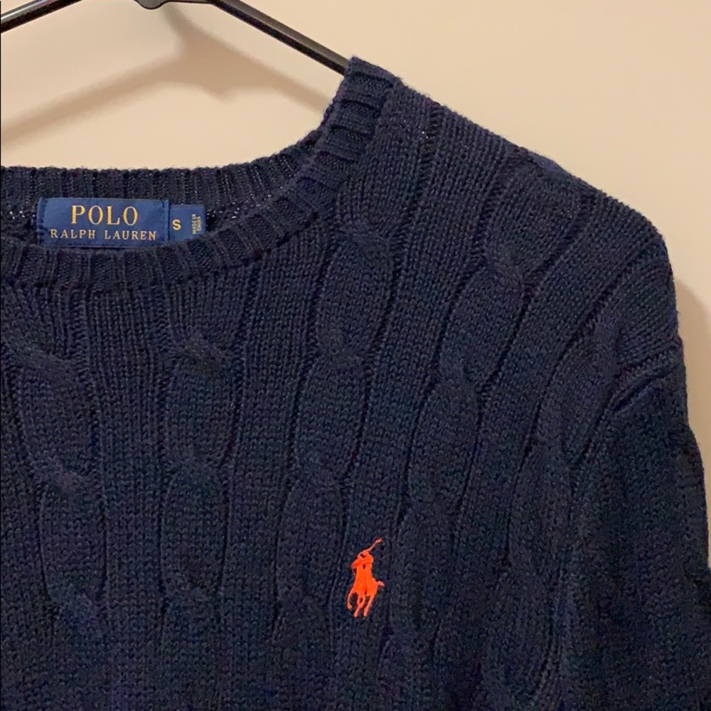 Worn Once polo long sleeve sweater